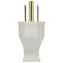 WHITE THERMOPLASTIC HD PLUG - 80-2413