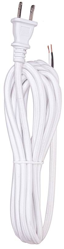 12 FT 18/2 SVT WHITE RAYON - 80-2467