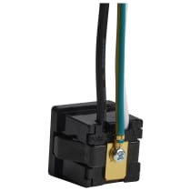 BLK SNAP-IN CONV OUTLET 14 GA - 80-2828
