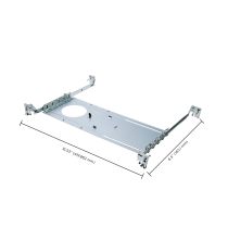 DL NC PLATE 3.5" RD HANG BARS - 80-942