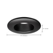 DEEP BAFFLE 6 INCH BRONZE TRIM - 80-978
