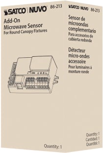 MICROWAVE SENSOR ROUND CANOPY - 86-213