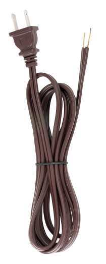 8' BRN CORDSET W/MOLDED PLUG - 90-101