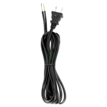 8' BLK CORDSET W/MOLDED PLUG - 90-102
