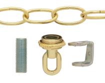 CANOPY HANGER KIT POL. BRASS - 90-1098