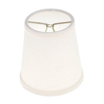 WHITE LINEN ROUND CLIP ON SHAD - 90-1276