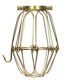 BRASS LIGHT BULB CAGE - 90-1310