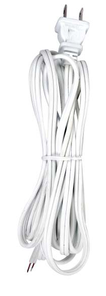12 FT WHITE CORD SET - 90-1413