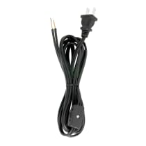 8 FT BLK CORD SET W/SWITCH SPT - 90-1425