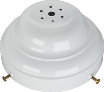6" WHITE GLASS HOLDER - 90-1504