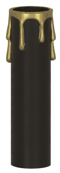 2" ED. CANDEL COVER BLK/GOLD D - 90-1513