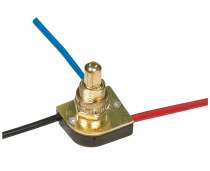 3 WAY PUSH SWITCH BRASS FINISH - 90-1678