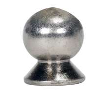 8/32 PEAR KNOB BRUSHED NICKEL - 90-1876