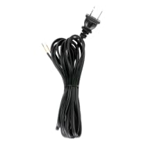 12 FT BLK 18/2 SPT 1 CORD SET - 90-2034