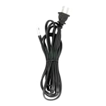 8 FT 18/2 SPT-2 BLACK CORD SET - 90-2044