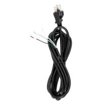 10 FT BLK 18/3 SVT CORD SET W/ - 90-2086