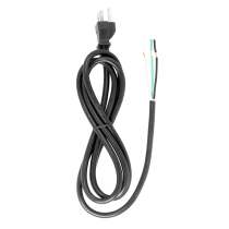 6 FT. BLACK CORD SET 18/3 SJT - 90-2208