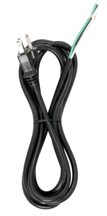 8 FT. BLACK CORD SET 18/3 SJT - 90-2209