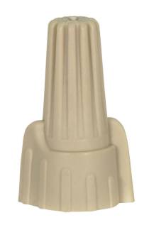 P12 TAN WIRE CONNECTOR W/SPRNG - 90-2238