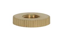 3/4" KNURLED SOLID BR CHECK - 90-2438