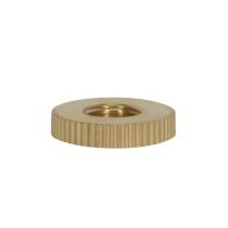 7/8" KNURLED SOLID BRASS CHECK - 90-2439