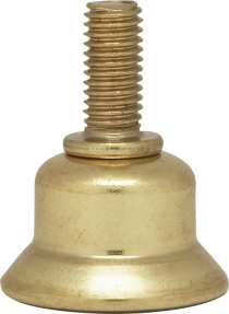 1/2" BRASS FINISH STEEL RISERS - 90-2458