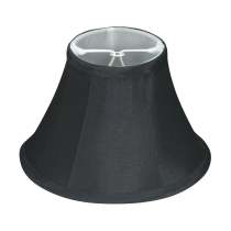 BLACK LINEN CLIP ON SHADE - 90-2485
