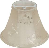 FRENCH BEIGE FLOWER SILK CLIP - 90-2487