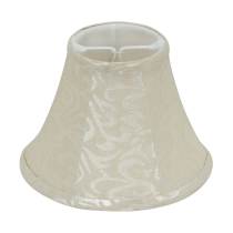 CREAM LEAF LINEN CLIP ON SHADE - 90-2488