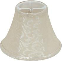 CREAM LEAF LINEN CLIP ON SHADE - 90-2488