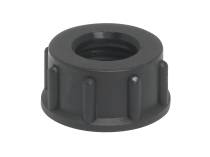 1/8 FEMALE BLACK BUSHING - 90-322