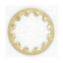 1/8 TOOTH WASHER BRASS PLATED - 90-392