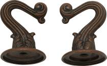 2 ANT COPP FIN HOOKS & HDWE - 90-453