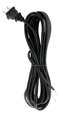 15' BLK SET W/MOLDED PLUG - 90-492
