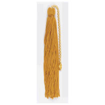 GOLD TASSEL W/BEADED CHAIN - 90-521
