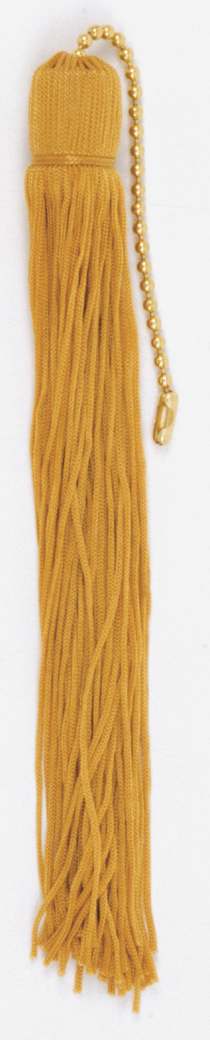 HEAVY GOLD COLOR TASSLE W/ CHA - 90-534