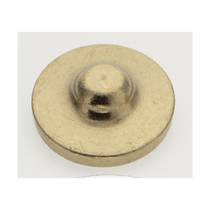 BRASS FIN 1/8 FLAT KNOB - 90-625