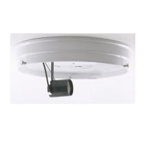 6" WHITE 1 LIGHT WIRED PAN - 90-686