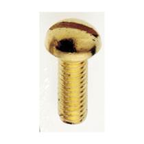 1/2" BRASS PLATE 8/32 R.H. SCR - 90-722