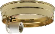 6" WIRED 1 LGT PAN BRASS FIN - 90-756