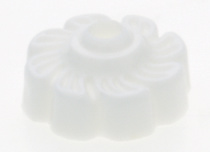 WHT PLASTIC LOCK UP CAP - 90-822