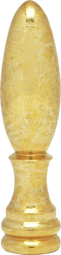 2 1/4" FINIAL BRASS FINISH - 90-838