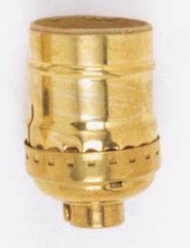 BRASS KEYLESS SOCKET - 90-871