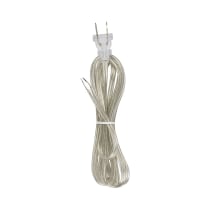 8' CLEAR SILVER CORD SET SPT-2 - 90-967