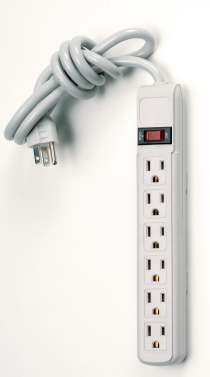 6 OUTLET ABS POWER STRIP - 91-220