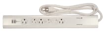 WHT 6 OUTLET SURGE W/ USB CHR - 91-231