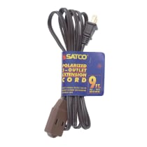 9' BRN EXTENSION CORD 16/2 - 93-195