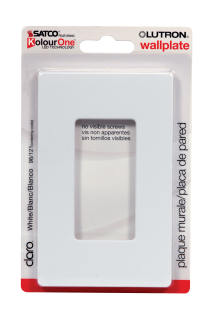 CLARO SINGLE GANG WALLPLATE WH - 96-121