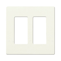 CLARO 2 GANG WALLPLATE WH - 96-221