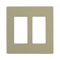 CLARO 2 GANG WALLPLATE IV - 96-222